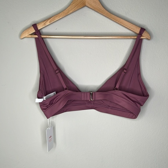 Andie Swim The Tahiti Bikini Top in Cactus Flower Purple Size Large NWT! - Picture 5 of 6
